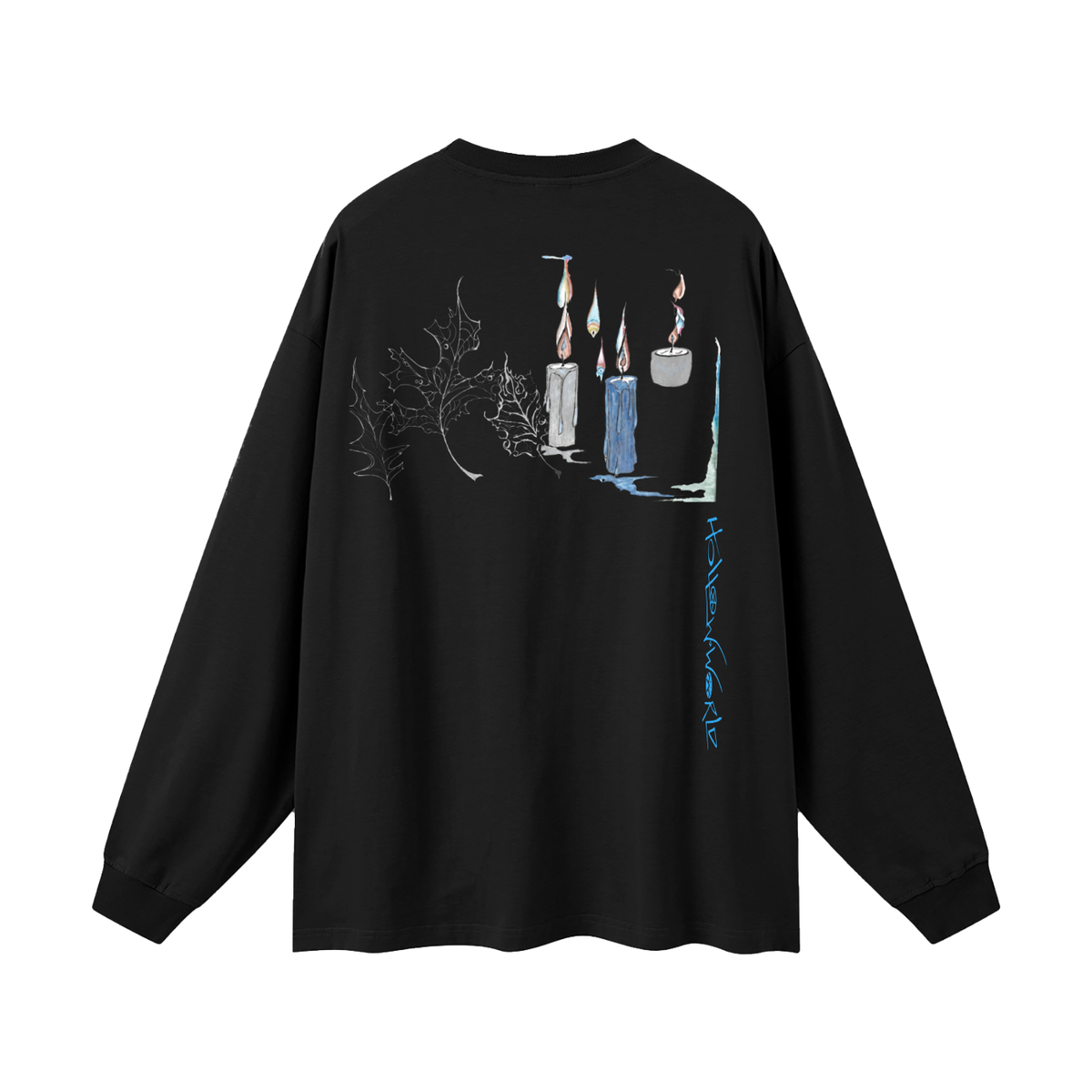 Hollow World Pyromancy Oversized Unisex Long Sleeve T-Shirt