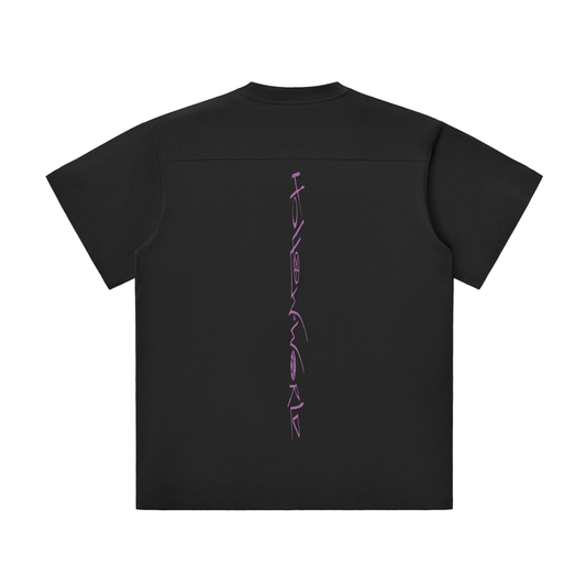 Hollow World Alchemical Cross Unisex Lightweight Oversized T-Shirt