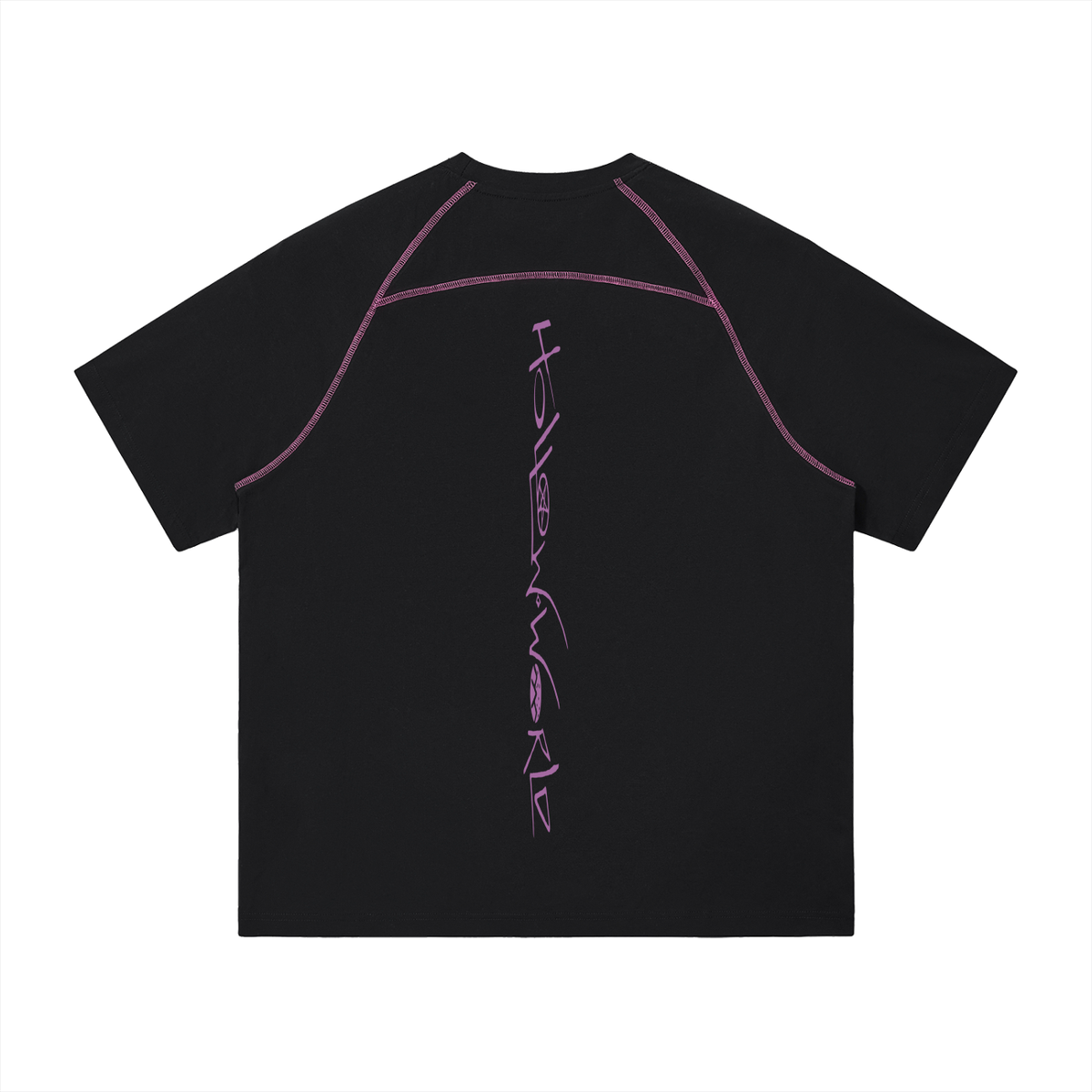 Hollow World Pleroma Unisex Contrast Stitch Raglan T-Shirt
