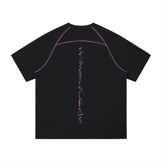 Hollow World Pleroma Unisex Contrast Stitch Raglan T-Shirt
