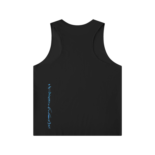 Hollow World Alchemical Cross Men's Solid Color Crewneck Tank Top