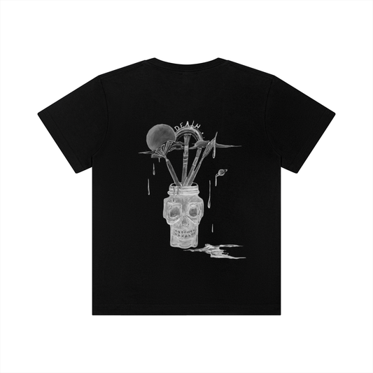 Hollow World Death Card Kid's Crewneck Short Sleeve T-Shirt