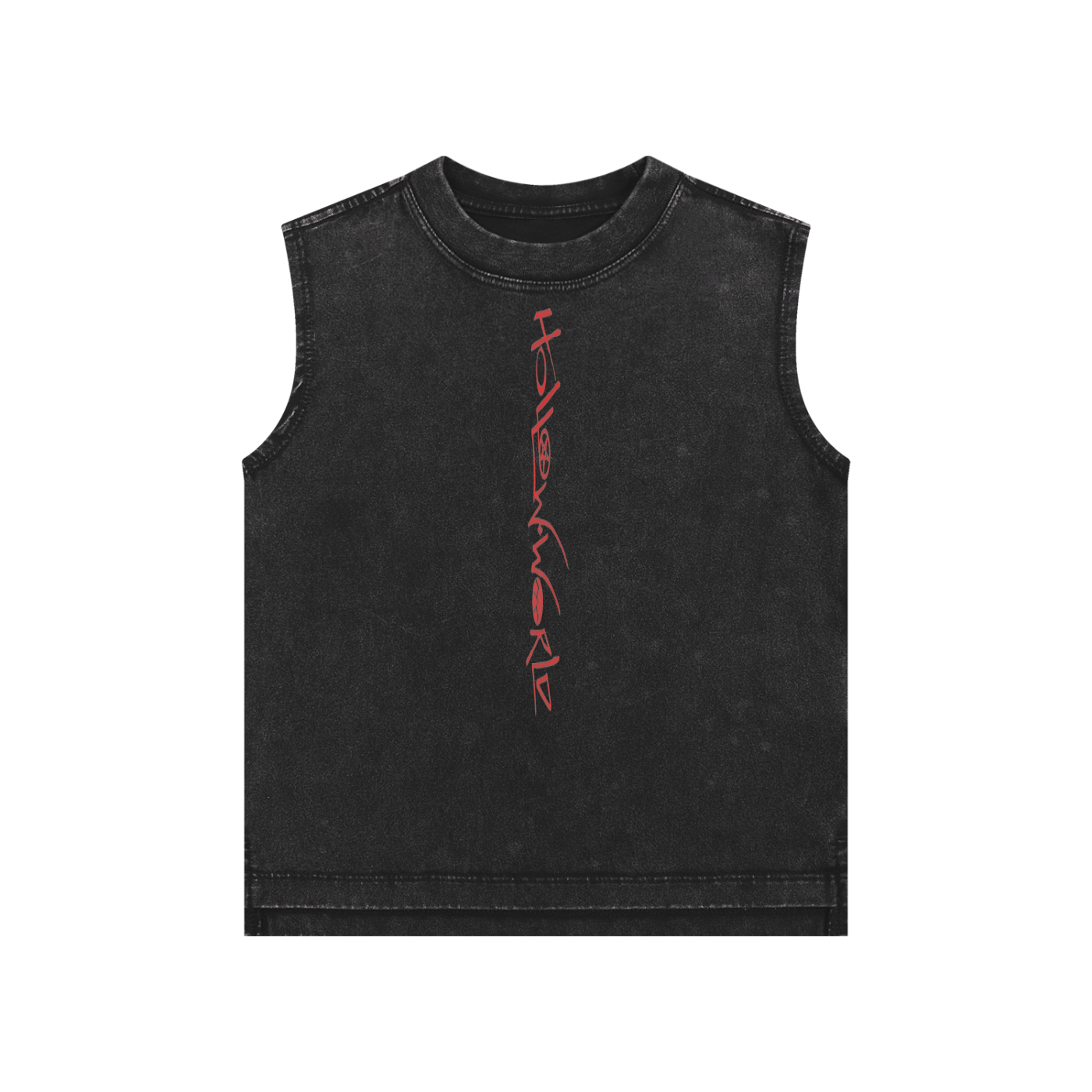 Hollow World Death Card Snow Washed Kids' Tank Top