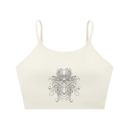 Spaghetti Strap Yoga Sports Bra