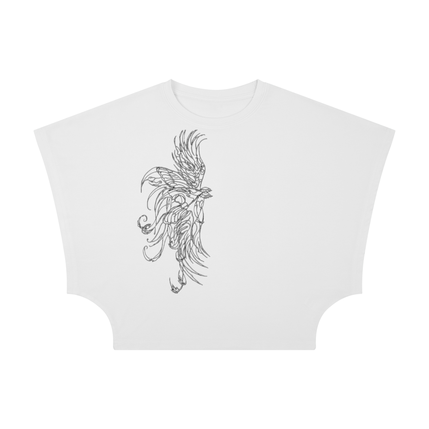 Women's Cropped Dolman T-Shirt