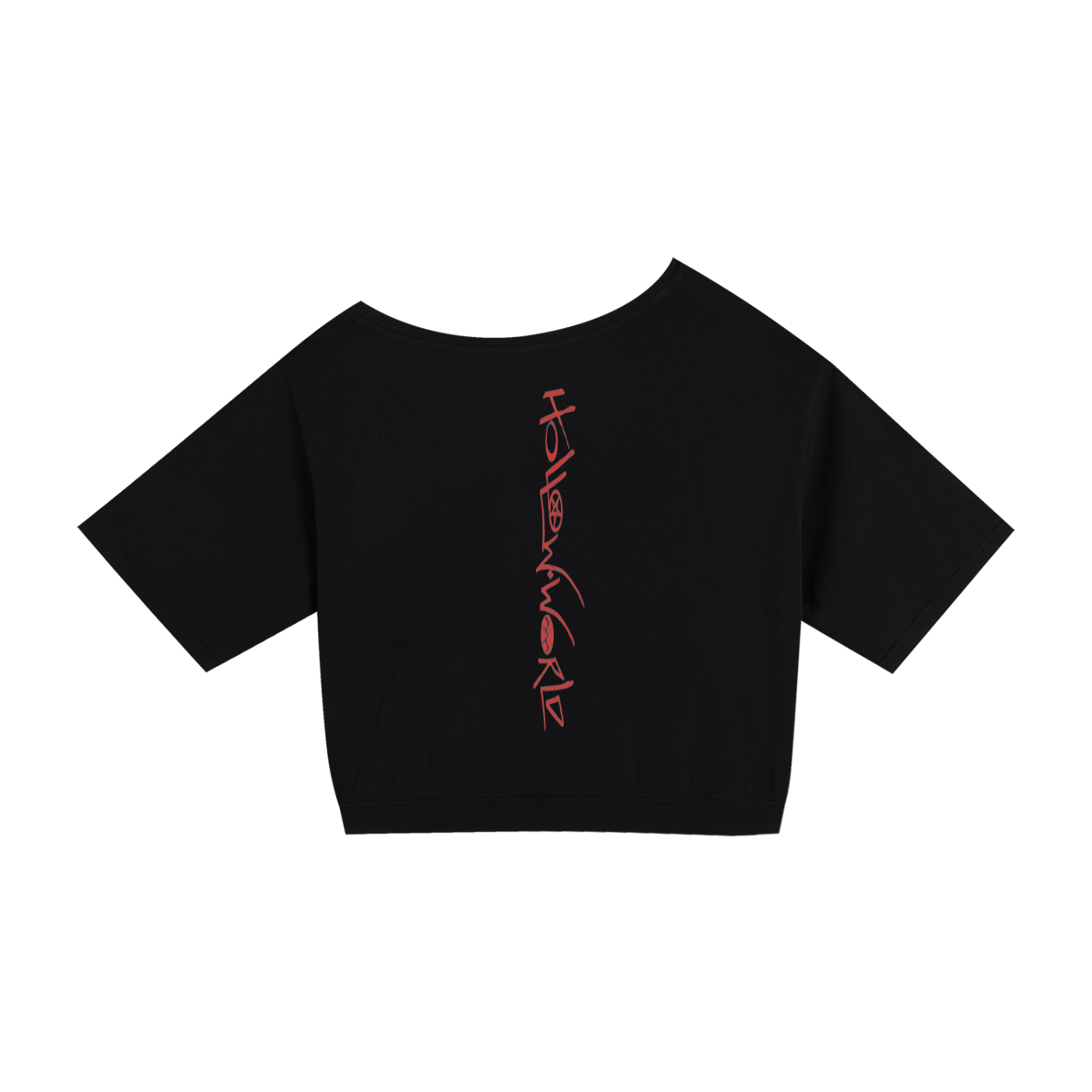 Asymmetric Shoulder Oversized Cotton T-Shirt