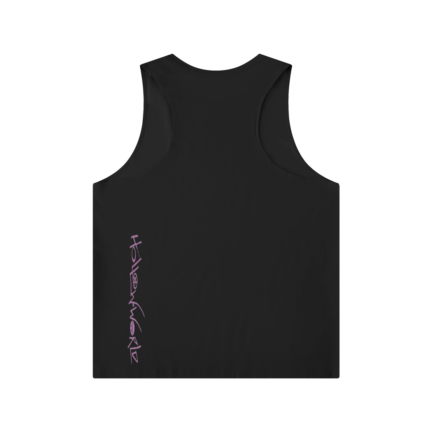 Men's Solid Color Crewneck Tank Top