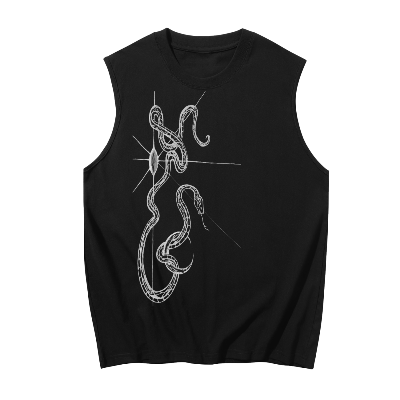Men's Sleeveless Cotton Tank Top