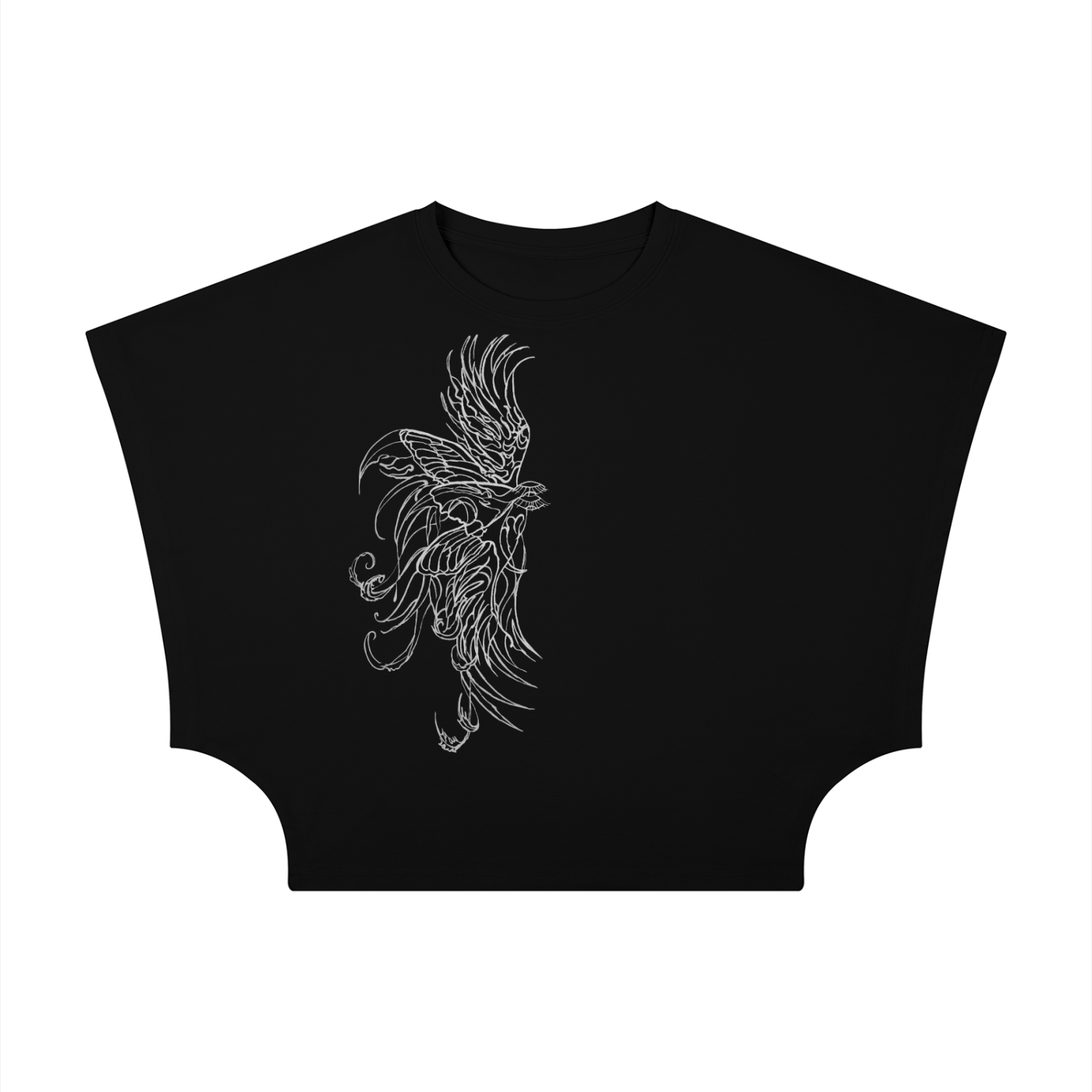 Women's Cropped Dolman T-Shirt