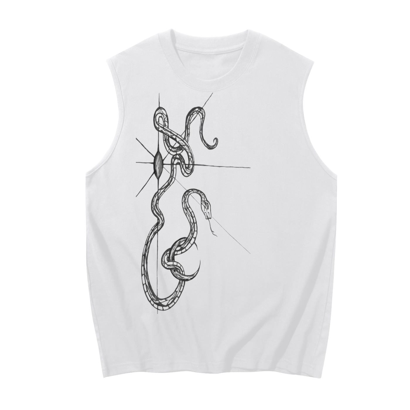 Men's Sleeveless Cotton Tank Top