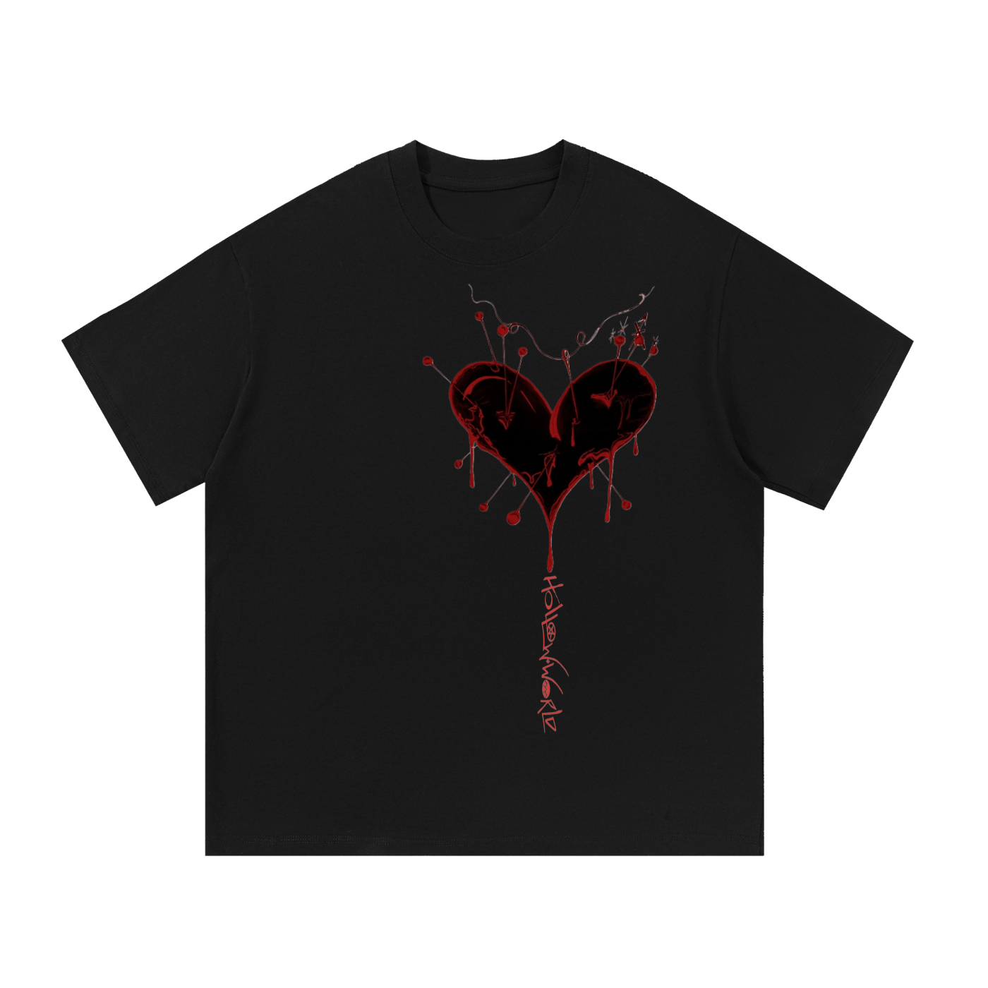 Hollow World Voodoo Heart Essential Cotton T-Shirt