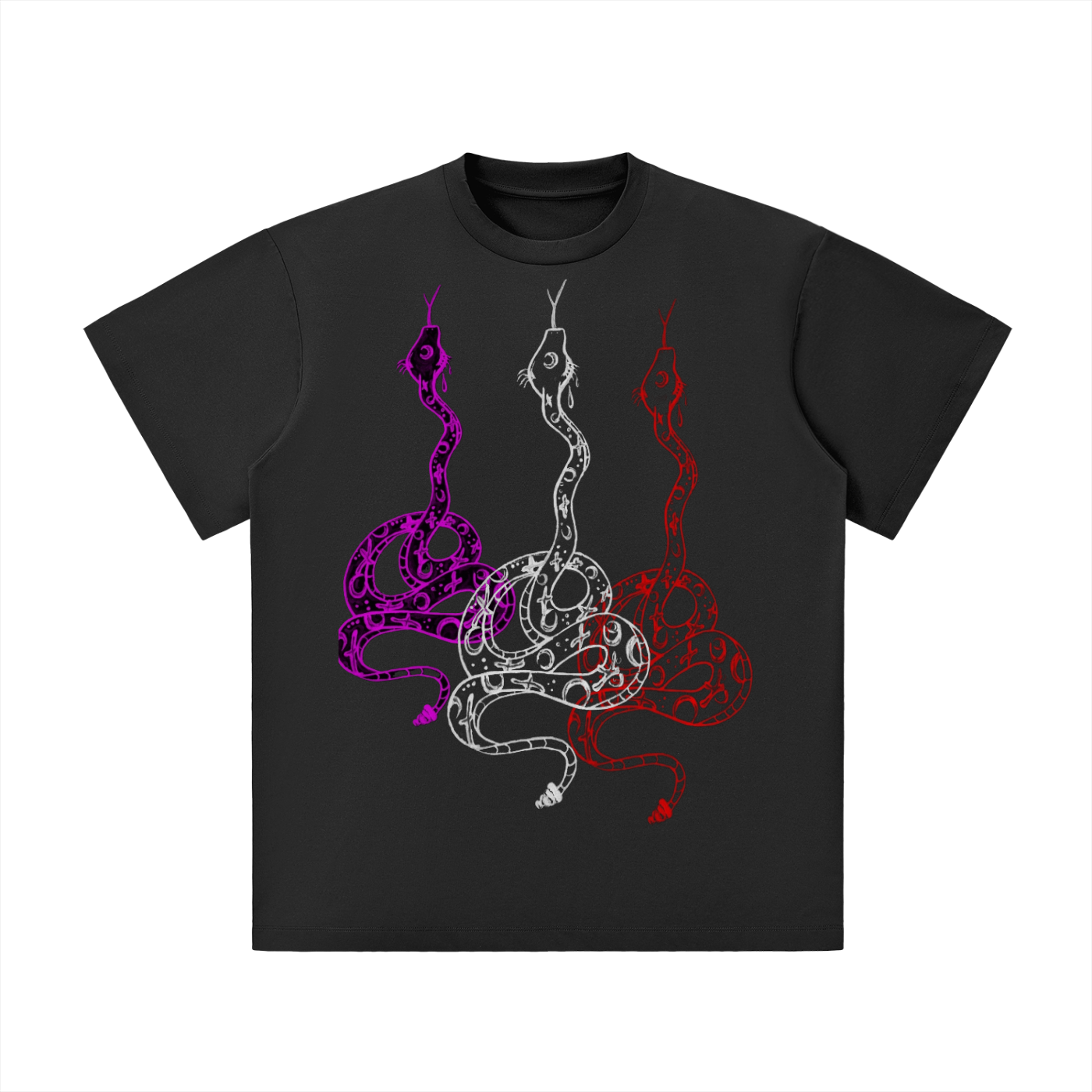 Priestess Snake Unisex Lightweight Oversized T-Shirt